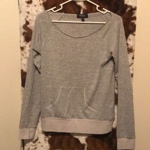 Woman’s medium off the shoulder sweatshirt